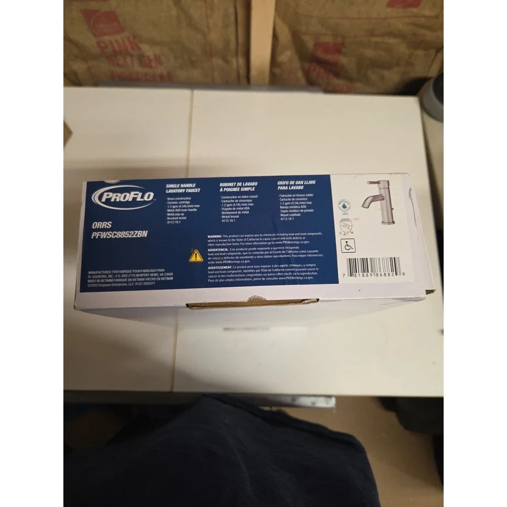 PROFLO PFWSC8852 Orrs 1.2 GPM 1‎ Hole Bathroom Faucet - Nickel